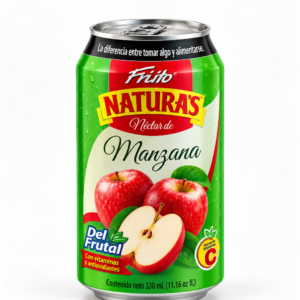 Bebida Néctar de Manzana ( Naturas ) Lata 330ML