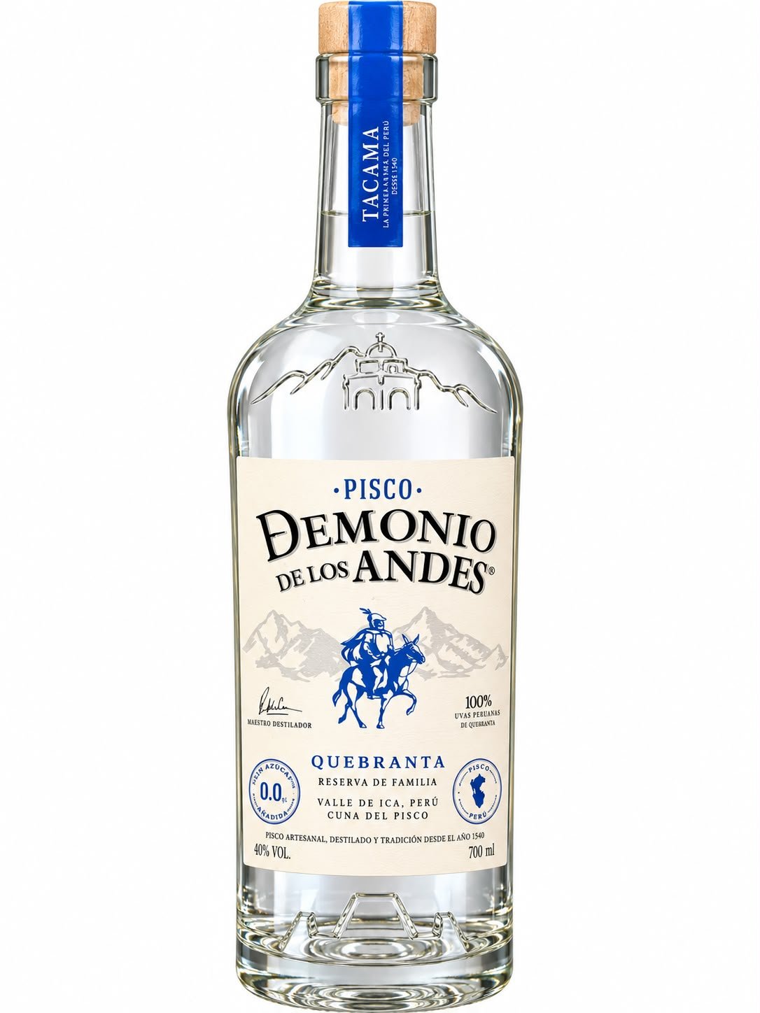 Pisco Demonio de los Andes (Quebranta) 700ml